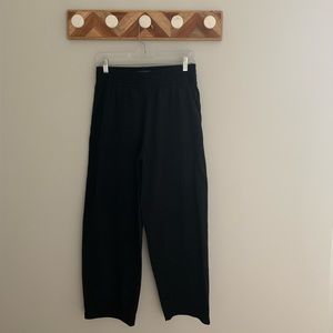 Everlane wide-leg pull on pants, black